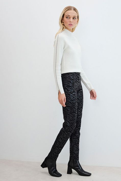 Calza Print Negro 11607125001102-3