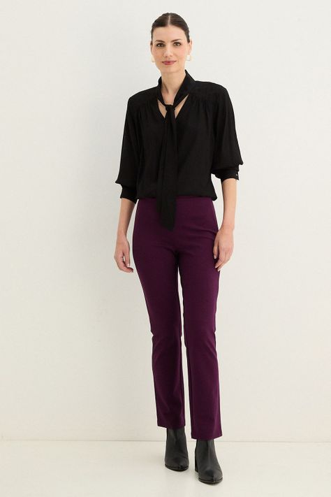 Blusa Con Lazo Negro 14002125057102-1