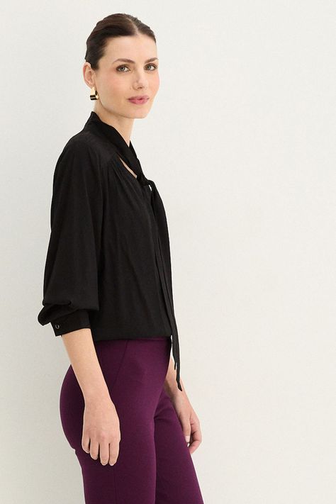 Blusa Con Lazo Negro 14002125057102-3
