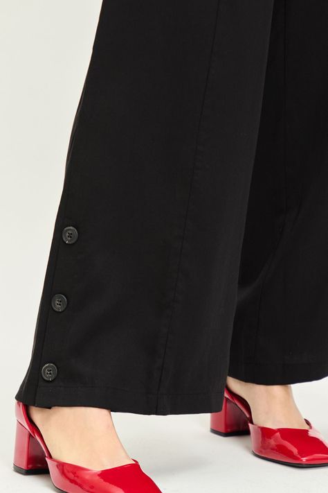 Pantalon Liso Negro iO 11020224019102-1