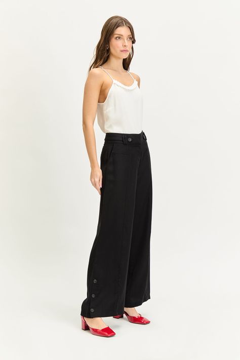 Pantalon Liso Negro iO 11020224019102-3
