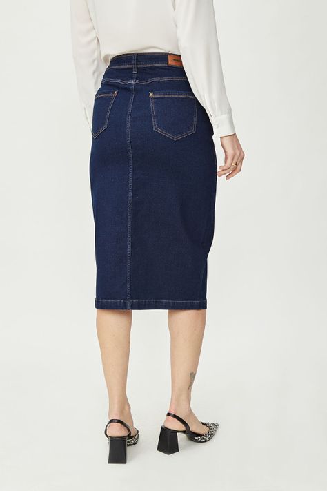 Falda Mezclilla Azul Ma Griffe 12802224001104-4