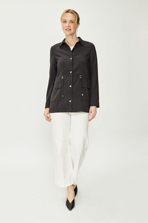 Casaca Lisa Negro Ma Griffe 17502224055102-2