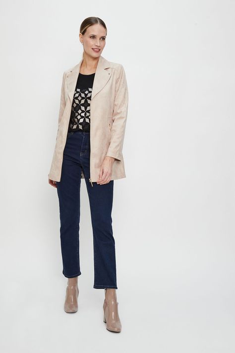Trench Liso Beige Ma Griffe 17402224002106-0