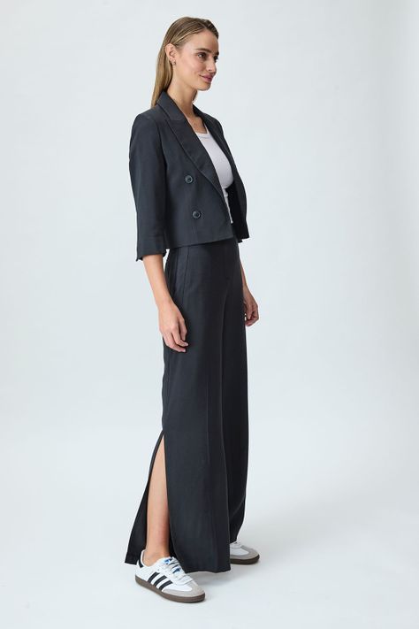 Pantalon Liso Negro iO 11020125050102-3