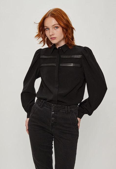 Blusa Lisa Negro iO 14020124060102-1