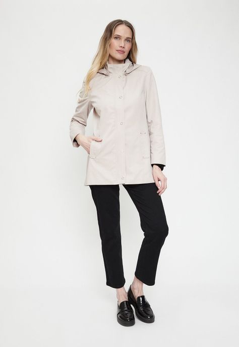 Trench Liso Beige Ma Griffe 17402224003106-1