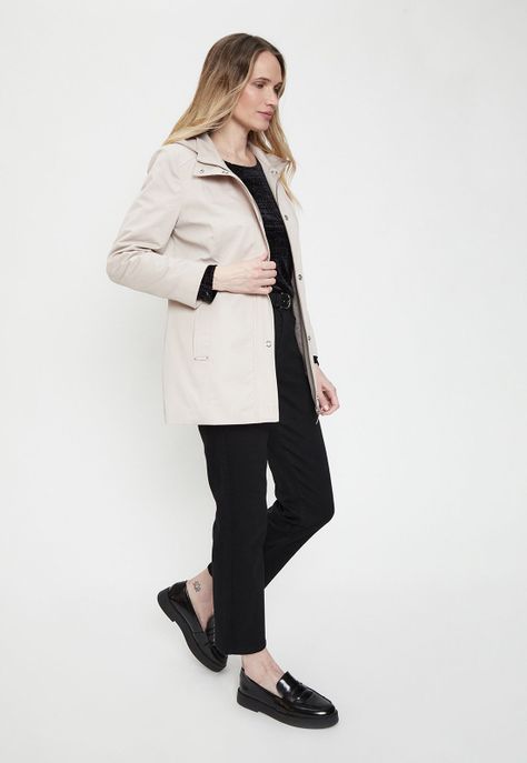 Trench Liso Beige Ma Griffe 17402224003106-3