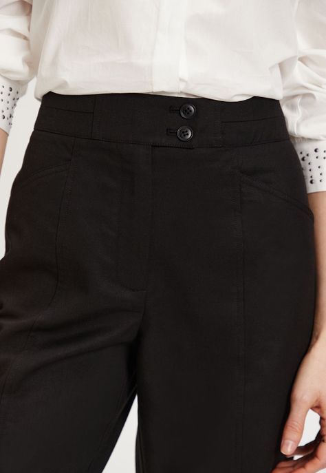 Pantalon Liso Negro iO 11020224054102-2