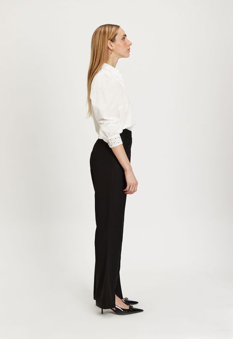 Pantalon Liso Negro iO 11020224054102-3
