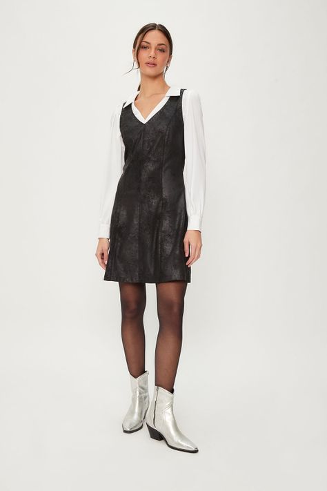 Vestido Liso Negro iO 13020224001102-0