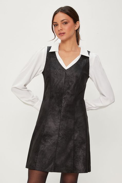 Vestido Liso Negro iO 13020224001102-2