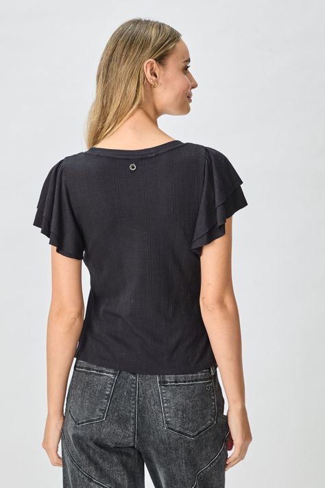 Polera Lisa Negro iO 14220125054102-3