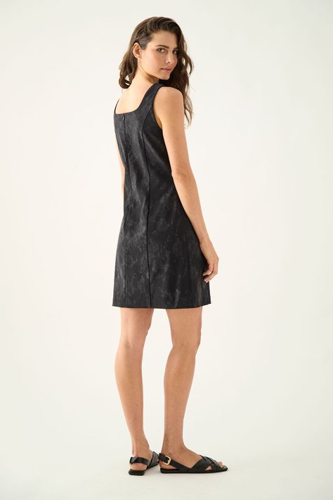Vestido Estampado Negro Ash 13107125050102-4