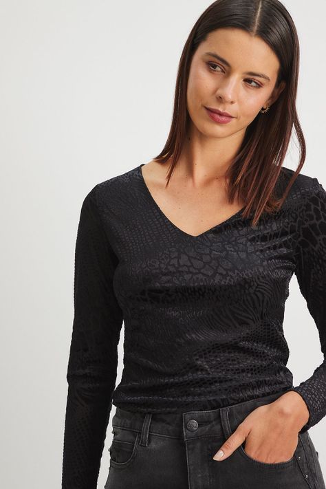 Polera Lisa Negro Ash 14207224001102-0