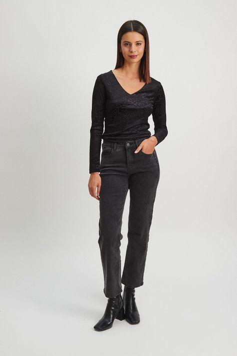 Polera Lisa Negro Ash 14207224001102-2