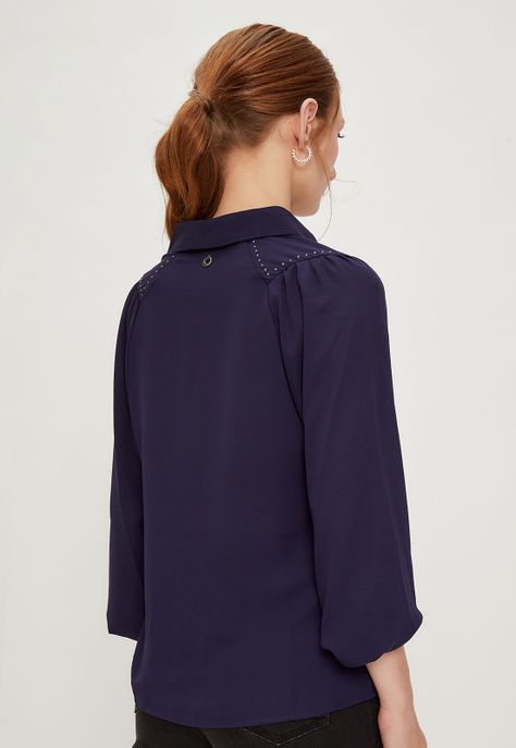 Blusa Lisa Azul iO 14020124063104-2