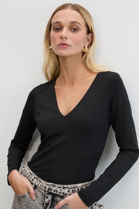 Polera Manga Larga Mujer  14207125062102-0
