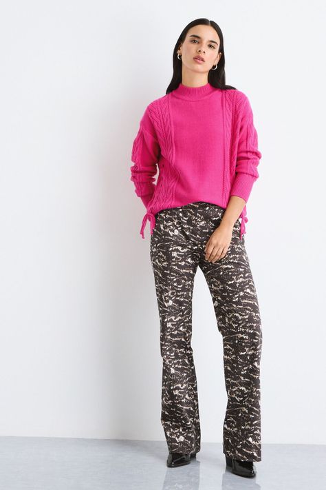 Sweater Liso Fucsia 18120125018116-4