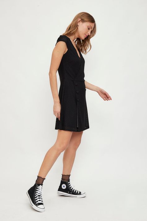 Vestido Liso Negro iO 13020224004102-3