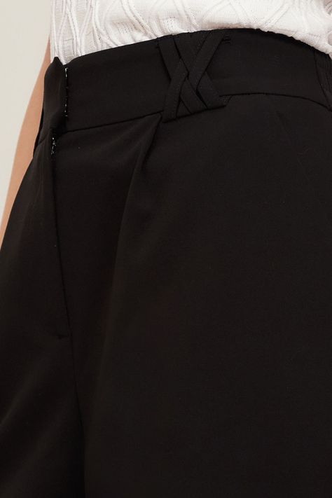Pantalon Liso Negro iO 11020224006102-2