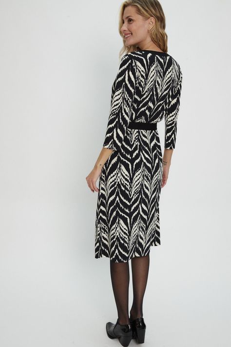 Vestido Estampado Negro Ma Griffe 13102224051102-4
