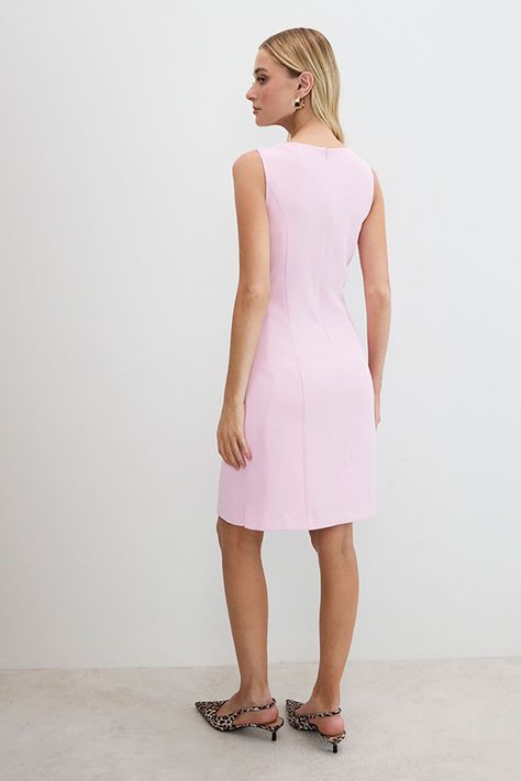 Vestido Liso Rosado 13007125053123-4