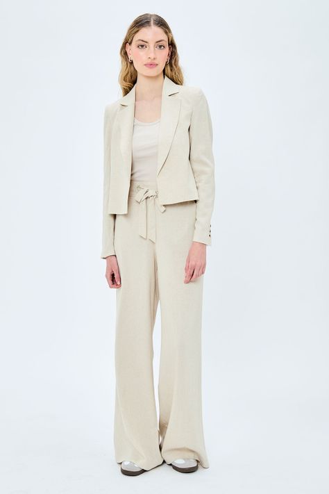 Blazer Liso Beige iO 16020224059106-0