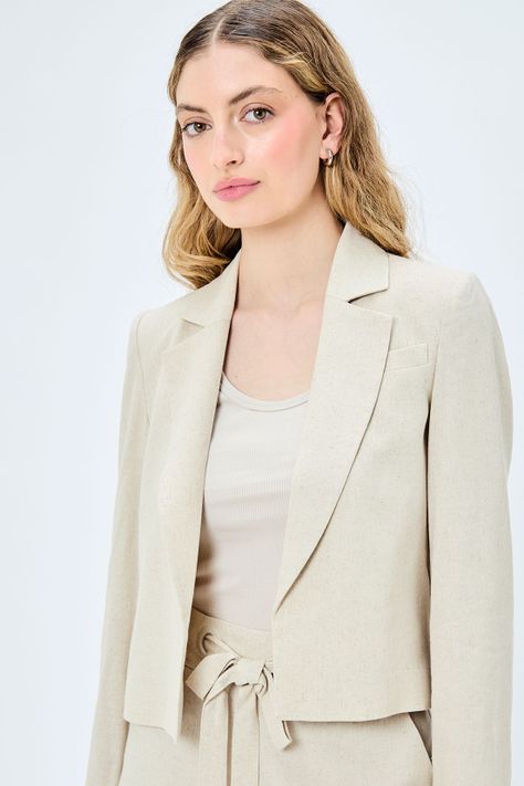 Blazer Liso Beige iO 16020224059106-1