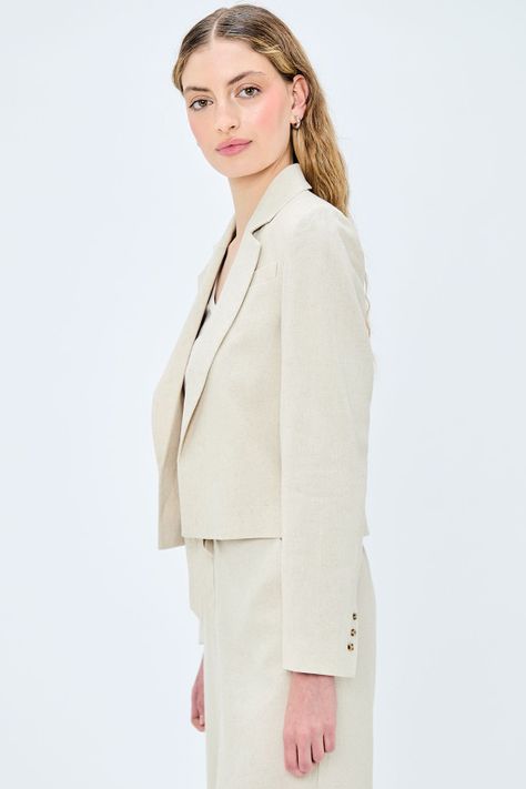 Blazer Liso Beige iO 16020224059106-3