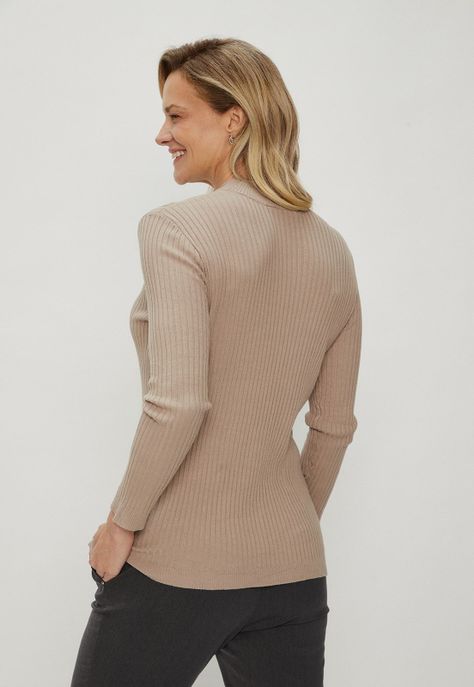Tejido Cuello Alto Beige Ma Griffe 18102124005106-4