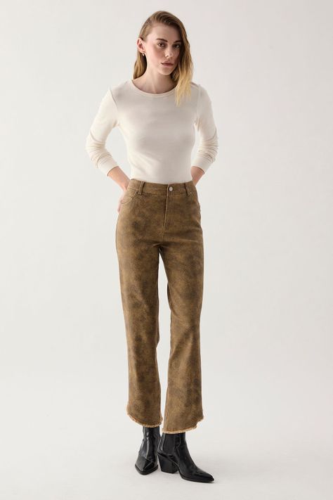 Pantalon Liso Avellana 11007125054126-0