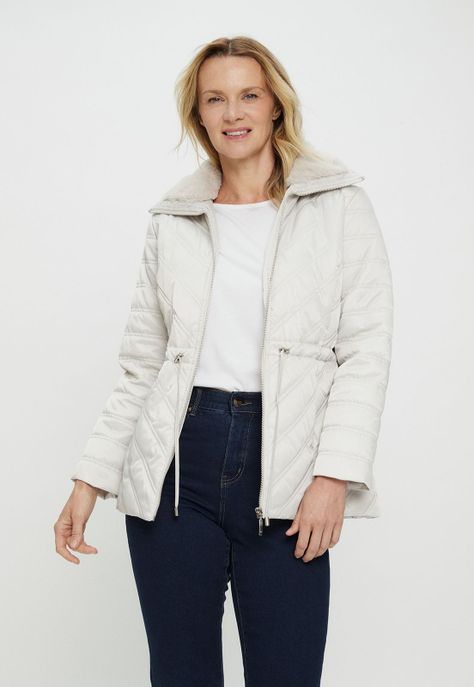 Parka Lisa Gris Ma Griffe 17602124006113-0