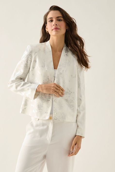 Chaqueta Estampada Crudo Ash 17707125050105-0