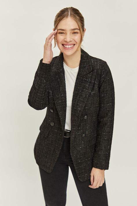 Blazer Fantasia Negro iO 16120124006102-2