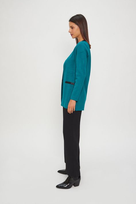 Tejido Abierto Liso verde musgo Ash 18007124052107-3