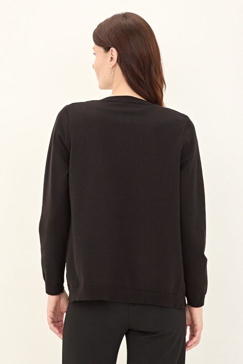 Chaleco Liso Negro 18002125001102-2