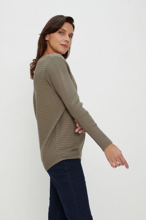 Sweater Liso Verde Ma Griffe 18102224001107-3