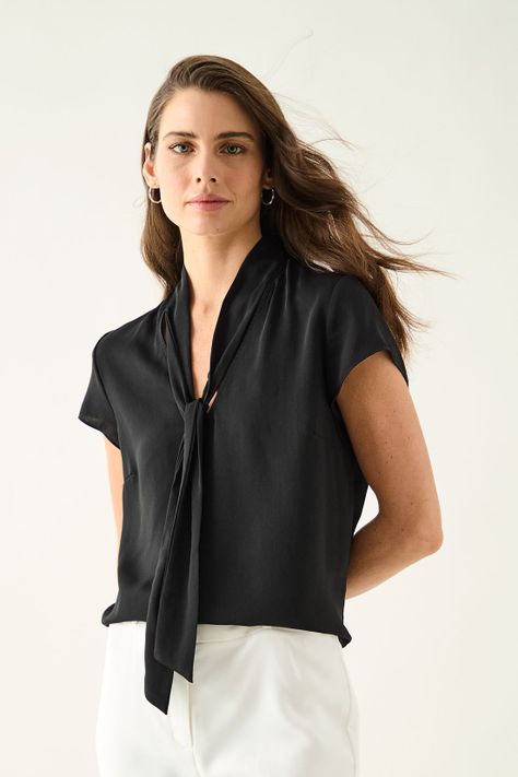 Blusa Lisa Negro Ash 14007125052102-0