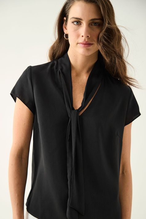 Blusa Lisa Negro Ash 14007125052102-1