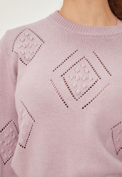 Sweater Liso Lila iO 18120224051211-2
