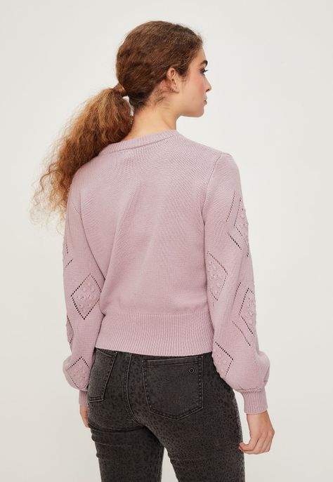 Sweater Liso Lila iO 18120224051211-4