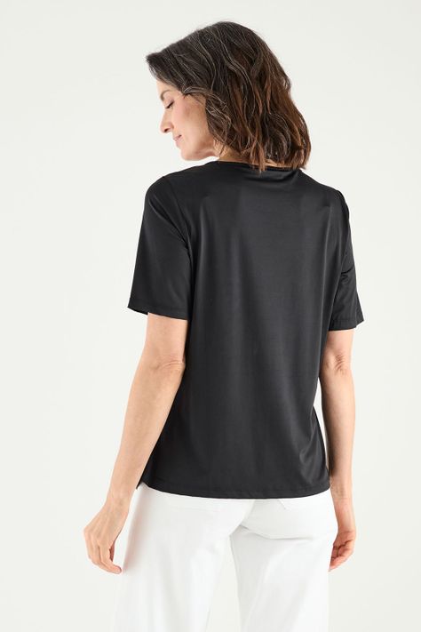 Polera Manga Corta Negro Ma Griffe 14202125002102-3
