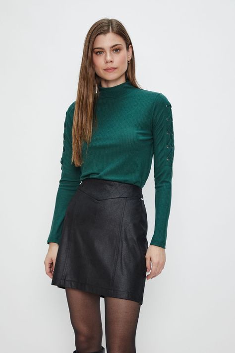 Falda Lisa Negro Ash 12007224050102-2