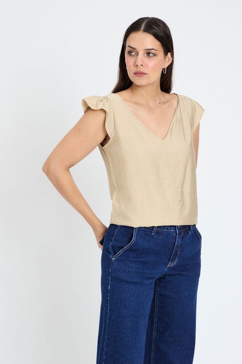 Blusa Lisa Beige Ash 14007224061106-0