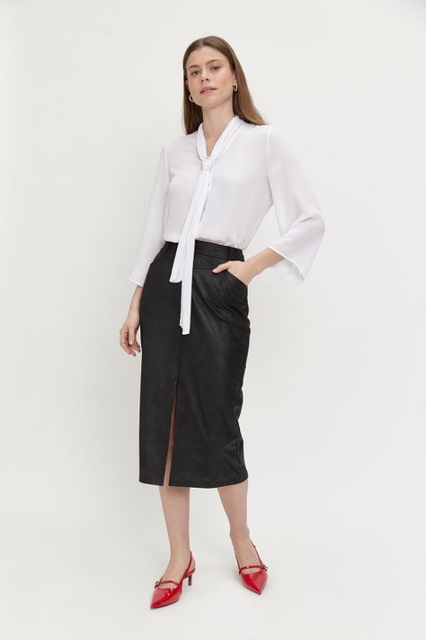 Blusa Lisa Lazo Blanco Ash 14007224008105-0