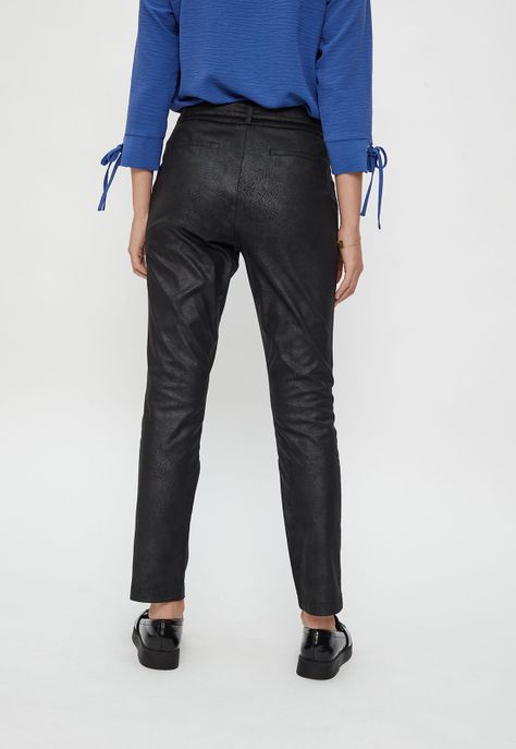 Pantalon Recto Con Cinturon Negro Ash 11007124007102-3