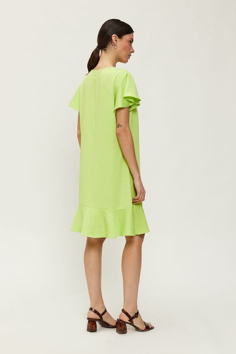 Vestido Liso Verde Ash 13007224007137-3