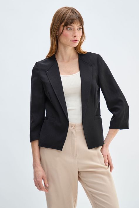 Blazer Liso Negro Ash 16004224018102-0