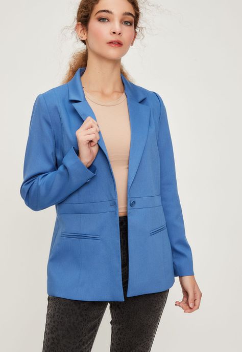 Blazer Liso Azul iO 16020224051134-0